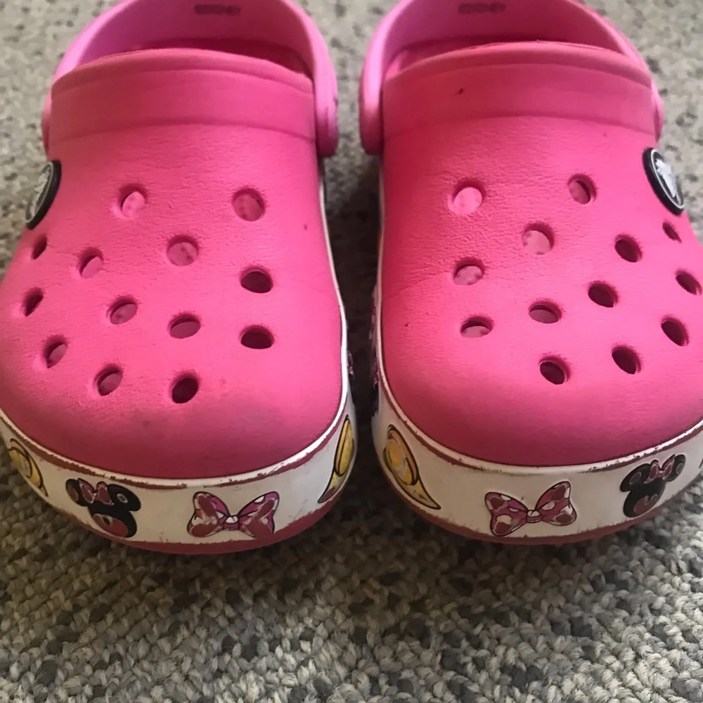 Crocs Minnie Mouse Kids Slide Clog Shoes